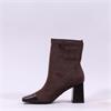 Una Healy Homegrown Toecap Ankle Boot - Brown Snake